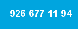 926 677 11 94 926 677 11 94